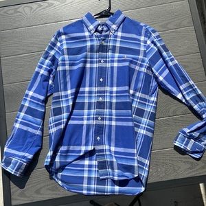 Mens Meduim Ralph Lauren button up blue